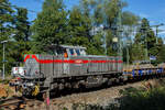 Die 271 022-6 „Charlotte“ (92 80 1271 022-6 D-KAF) eine Vossloh/MaK G 1000 BB der KAF Falkenhahn Bau AG.