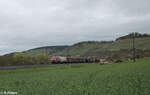 2159 235-1 zieht bei Himmelstadt den Gipszug nach Ipfhofen. 28.03.24