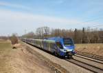 ET 327 von Mnchen kommend auf dem Weg nach Salzburg.