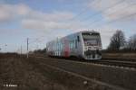 VT001 auf dme Weg nach Leipzig HBF bei Leipzig-Halle Flughafen.