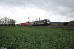 193 859 zieht ein Containerzug bei Himmelstadt gen Norden.28.03.24