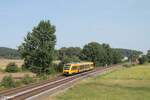 1648 712 zieht als OPB79721 Marktredwitz - Regensburg bei Ullersricht.