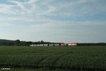 270082 mit dem Wiesau Containerzug kurz vor seinem Ziel bei Oberteich.