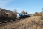 204 036-6 und 204 012 mit dem DGS 61444 zum Tanklager Hauer in Weiden bei der durchfahrt in Wiesau/Oberpfalz.