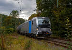 Die sehr neue und an die Retrack Germany GmbH (gehört zur VTG) vermietete Siemens Vectron MS 6193 192 (91 80 6193 192-2 D-Rpool) der Railpool fährt am 28 Septemder 2025 mit einem Kesselwagenzug durch Kirchen/Sieg in Richtung Siegen.

Die Vectron MS wurde 2025 von Siemens Mobilitiy in München-Allach unter der Fabriknummer 23441 gebaut. Diese Vectron Lokomotive ist als MS - Multisystemlokomotive mit 6.400 kW Leistung und einer Höchstgeschwindigkeit von 160 km/h konzipiert.
