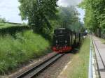 Nur zwischen Binz und G�hren und zur�ck fuhr 99 1782 am 09.Juni 2012.Hier verlie� 99 1782 Binz.