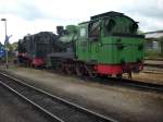 Mh 53 und Mh 52 arbeitslos am 12.Juni 2009 in Putbus.