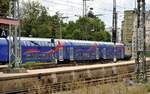 Doppelstockwagen im Entlastungszug M�nchen - Ulm am 20.08.2022.