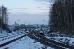 In Marktredwitz angekommen heisstes Kopfmachen, Abkoppeln, umfahren und ans Andere Ende des Zuges setzen um dann Richtung Hof weiter fahren zu können.