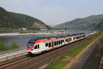 428 638 der  Rheingau Linie  auf dem Weg nach Bingen.