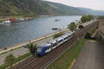 622 924 von  VLEXX  bei der Ausfahrt aus Oberwesel am 3.