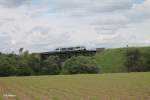 Nachschuss auf VT12  Landkreis Tirschenreuth  von Marktredwitz - Cheb auf dem Viadukt bei Seuen.