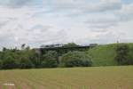 Nachschuss auf VT12  Landkreis Tirschenreuth  von Marktredwitz - Cheb auf dem Viadukt bei Seuen.