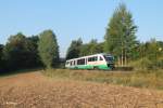 VT16 als VBG81152 Schwandorf nach Marktredwitz in Reuth bei Erbendorf.