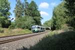 VT21 als VBG81119 Marktredwitz nach Regensburg bei Schnfeld.