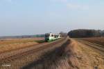 VT15 als VBG74260 Regensburg - Marktredwitz bei Oberteich.