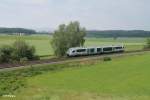 VT17 als OPB74265 Marktredwitz - Regensburg bei Letten kurz vor Reuth bei Rerbendorf.