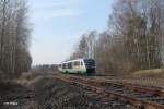 VT18 als OPB79716 regensburg - Marktredwitz bei Schönfeld.