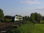 VT24  Vogtlandkreis  mit der verspteten VBG81928 nach Hof bei Schnfeld.