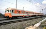 Steuerwagen der City-Bahn bei der Jubil�umsparade 150 Jahre Deutsche Eisenbahn in N�rnberg am 14.09.1985.