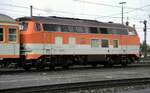 218 137-8 mit City-Bahn Aussehen bei der Jubil�umsparade f�r 150 Jahre Deutsche Eisenbahn in N�rnberg am 14.09.1985.