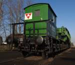Tragschnabelwaggon 80 D-ELBA 996 0 005-0 von der K�bler Spedition f�r Transformatorentransport bis zu 250 Tonnen.