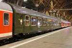 WFL Wagen 75 80 08-40 001-8 Salon stand am Morgen im Leipziger Hbf.09.08.2025