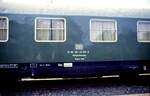 DB Messger�tewagen 61 80 99-40 013-6 Dienst �mh 281 der Bundesbahnversuchsanstalt Minden in M�nchen-Freimann am 26.06.1982.