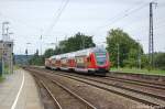 Durch Saarmund fahrt der IRE25 (IRE 4276) von Berlin Gesundbrunnen nach Magdeburg Hbf.