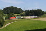 101 100 mit dem  IC Knigssee  aus Freilassing kommend am 13.