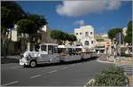 Wie vielerorts werden auch in Gozo die Besucher mit einem  Petit-Train  durch die Stadt gefhrt.
Rabatt/Victoria, den 23.09.2013 