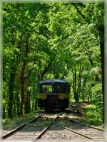 Licht und Schatten bei der Museumsbahn am 01.05.2011.