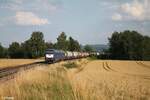 ER20 015 und ER20 001 ziehen ein Kesselzug Elbtal Umleiter von Cheb nach Hof bei Unterthölau auf dem Gegengleis.