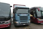 (284'715) - Planzer, Dietikon - Nr. 752.7/BE 810'509 - Scania am 7. Februar 2026 in Kallnach, Car-Terminal Marti