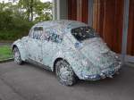 (155'998) - VW-K�fer am 25. Oktober 2014 in Rain, Lager Geissbach
