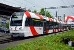 ABe 4/8 7001  Frauenfeld  der Frauenfeld-Wil-Bahn am 24.07.2013 in Frauenfeld