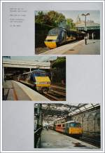GNER und Virgin-Z�ge in Edinburgh.