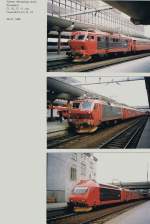 EinBlick in mein Fotoalbum: im April besorge ein Abwechslungreich Palette an E-Lok Baurhein die Traktion der Nah- und Fernz�ge.