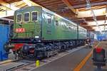 Ex-PLM 161 BE-3 steht am 30 Mai 2019 ins Cite du Train in Mulhouse.