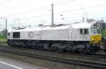 An grauen 12 Mai 2012 schleppt ECR 247 035 ein Leerstahlzug durch Oberhausen Osterfeld Sd.