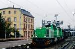 Scanbild von 61004 in Thionville am 19 Mai 2004. Wer FRETschens fotogarfieren will, kann sich ganz gut nach Thionville (bei Luxembourg links gehen) begeben und am Werkstagen die manche Guterzuge mit 27000/37000 aufs Chip brennen. 