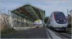 tgv-duplex/773777/der-inoui-tgv-6504-wartet-in Der inoui TGV 6504 wartet in der Zugsausgangsstation Evian les Bains auf die Abfahrt nach Paris Gare de Lyon um 13:18. Der Zug bestehend aus dem Euroduplex Rame 804.

12. Februar 2022