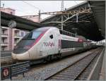 Der Geschwindigkeitsweltrekord TGV (574.5 km/h 357.18 mph) ist zur Zeit bei Lyria im Einsatz. 
Lausanne, den 7. August 2014