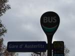 (166'812) - Bus-Haltestelle - Paris, Gare d'Austerlitz - am 16.