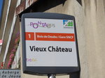 (173'566) - Bus-Haltestelle - Pontarlier, Vieux Ch�teau - am 1.