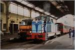 Die RBE BB 71 010 (ex SNCF) ist von Bouveret kommend mit dem  Rive Bleue Express  in Evian les Bains eingetroffen.

Analoges Bild vom August 1988 