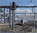 Der SNCF Inoui TGV 6618 bestehend aus dem Rame 263 verlässt pünktlich um 11:46 den Bahnhof Lyon Perrache.