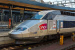 Detailbild von einem der beiden Triebk�pfe des TGV R�seau 540 (TGV 28080) am 17 Juni 2013 im Bahnhof Luxemburg.
