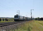 185 572-5 zieht mit einem Dissegner KLV Zug in Richtung Norden. 08.06.24