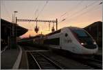 TGV Lyria 4418 in Lausanne.3 Dez.